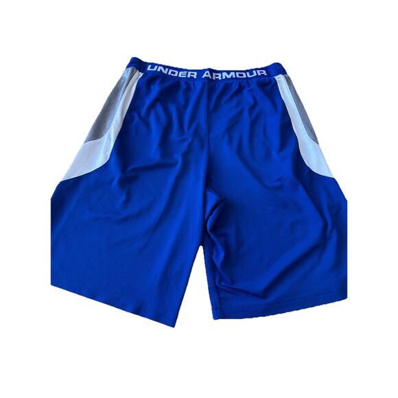 UNDER ARMOUR MEN'S BASKETBALL SHORTS XL Gym Streetwear Baggy Blue Pockets Comfy - Picture 8 of 10